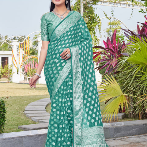 Rama Georgette Saree BATA - View 2
