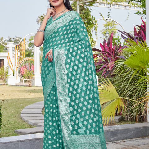 Rama Georgette Saree BATA - View 3