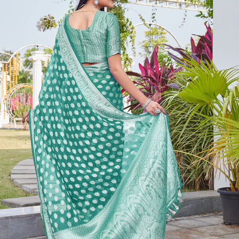 Rama Georgette Saree BATA - View 4