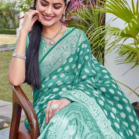 Rama Georgette Saree BATA - View 7