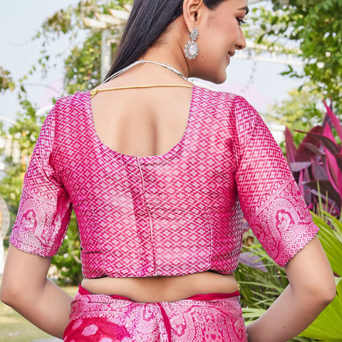 Rani Georgette Saree BATA - View 9