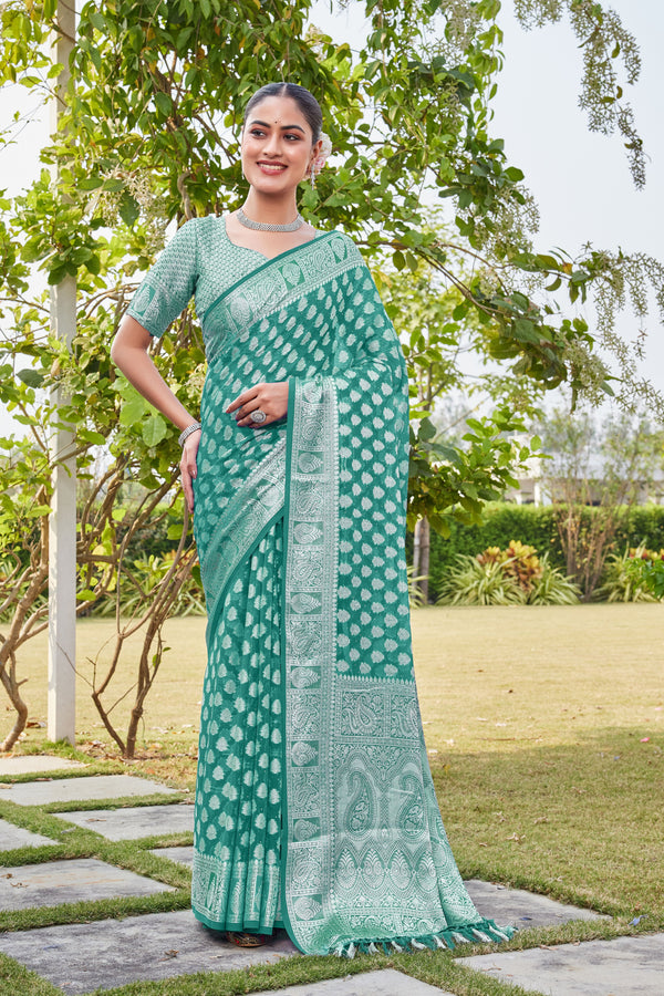 Rama Georgette Saree MAHESH - View 1