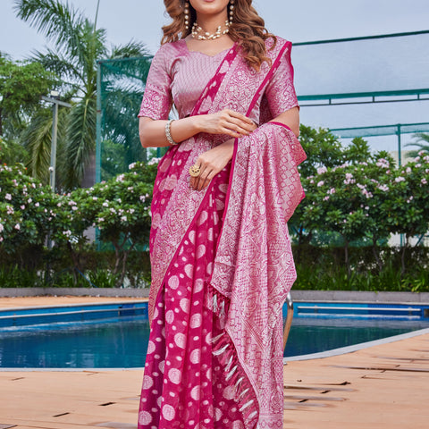 Rani Georgette Saree MAJURA - View 6