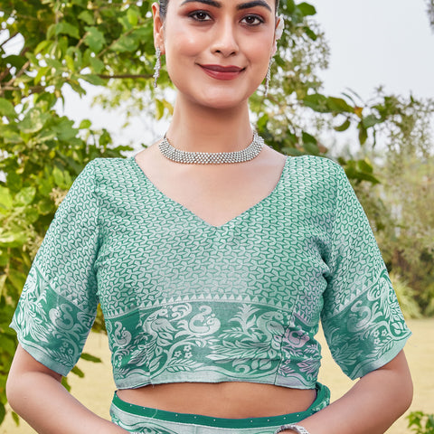 Rama Georgette Saree MANISH - View 7
