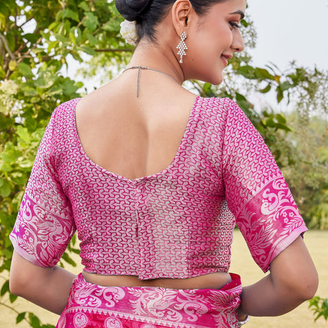 Rani Georgette Saree MANISH - View 8