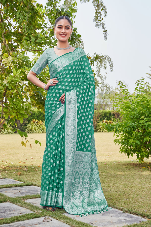 Rama Georgette Saree RAJESH - View 2