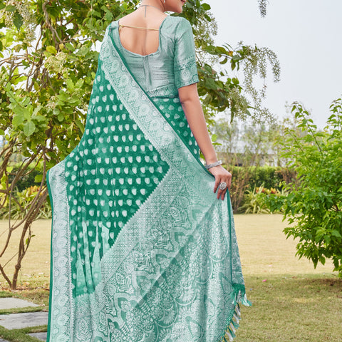 Rama Georgette Saree RAJESH - View 4