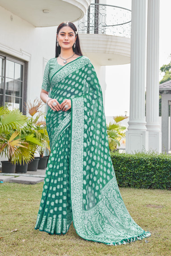 Rama Georgette Saree VANITA - View 1