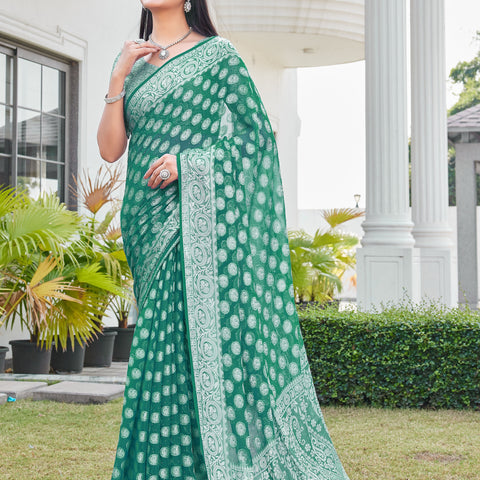 Rama Georgette Saree VANITA - View 2