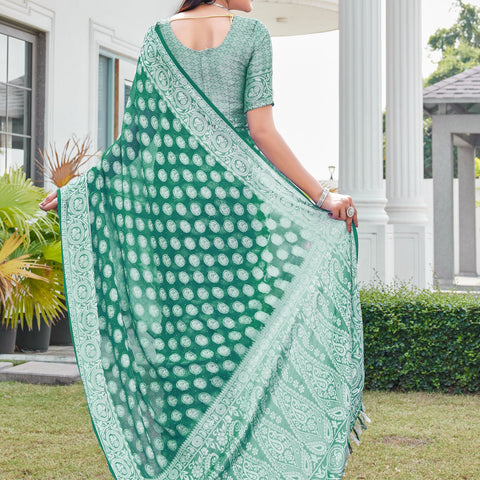 Rama Georgette Saree VANITA - View 4
