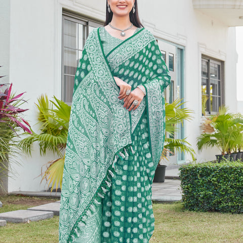 Rama Georgette Saree VANITA - View 5
