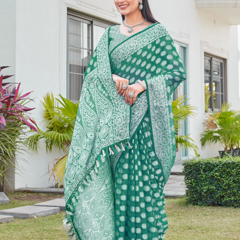 Rama Georgette Saree VANITA - View 6