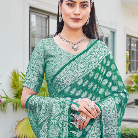 Rama Georgette Saree VANITA - View 7