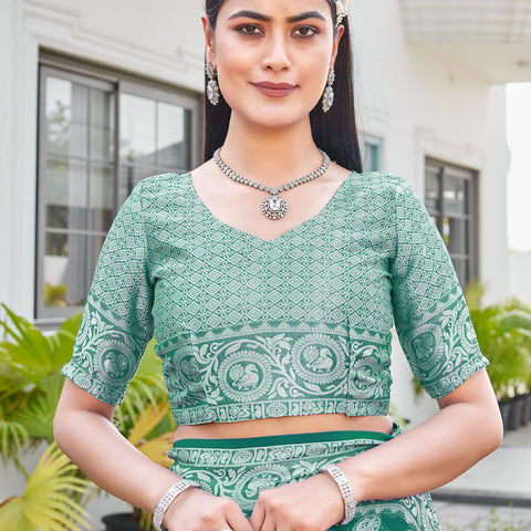 Rama Georgette Saree VANITA - View 8