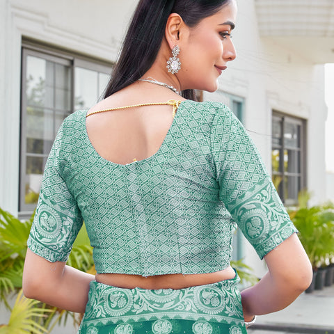Rama Georgette Saree VANITA - View 9